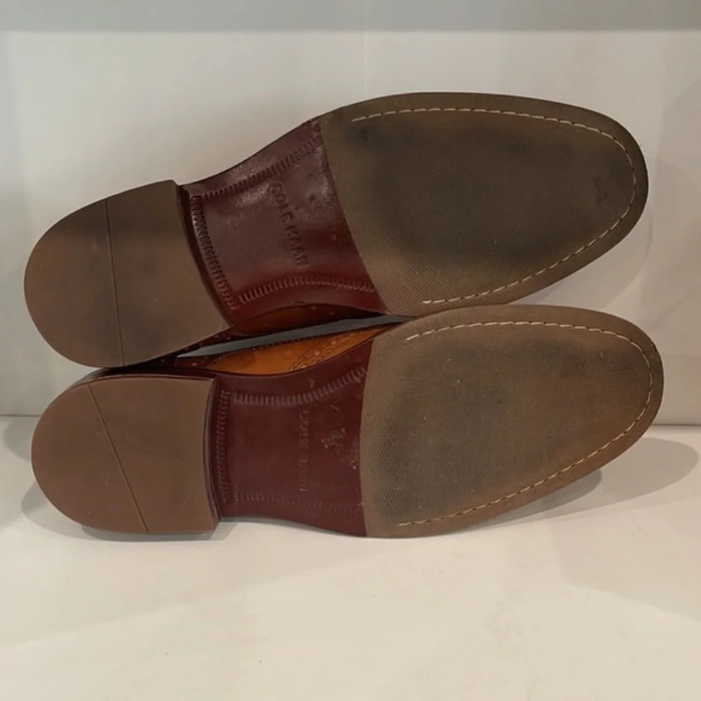 Cole Haan Mens Williams C22266‎ Brown Round Toe Oxford Dress Shoes Size 8 M